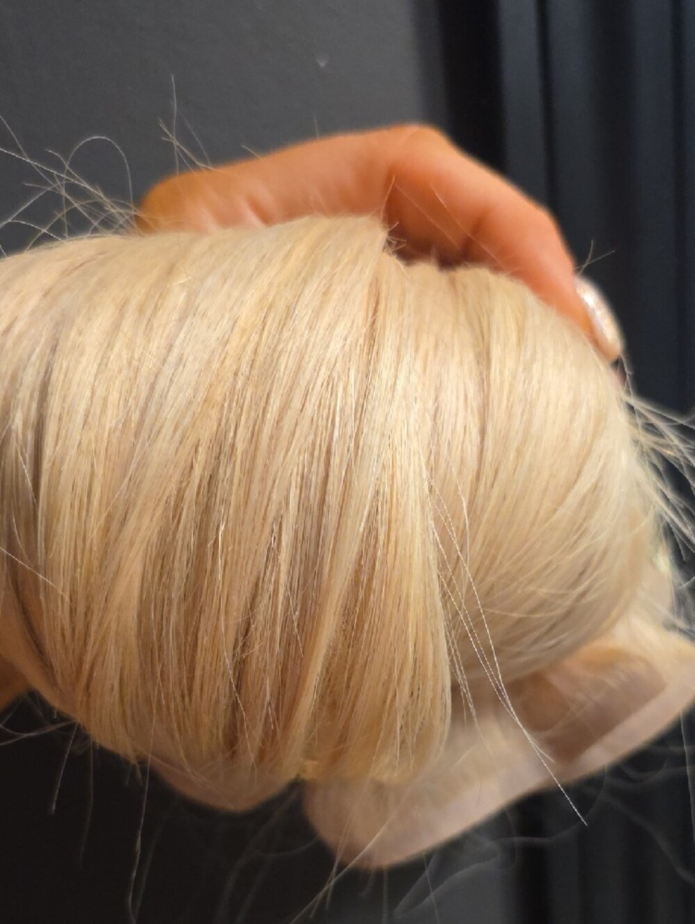 Glam Seamless Clip-In Straight Hair Extensions - Platinium Ash Blonde 22"/21"